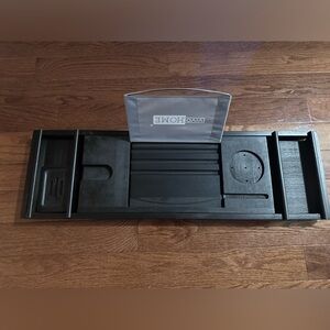 Black Bamboo Bath Caddy - brand new never been used